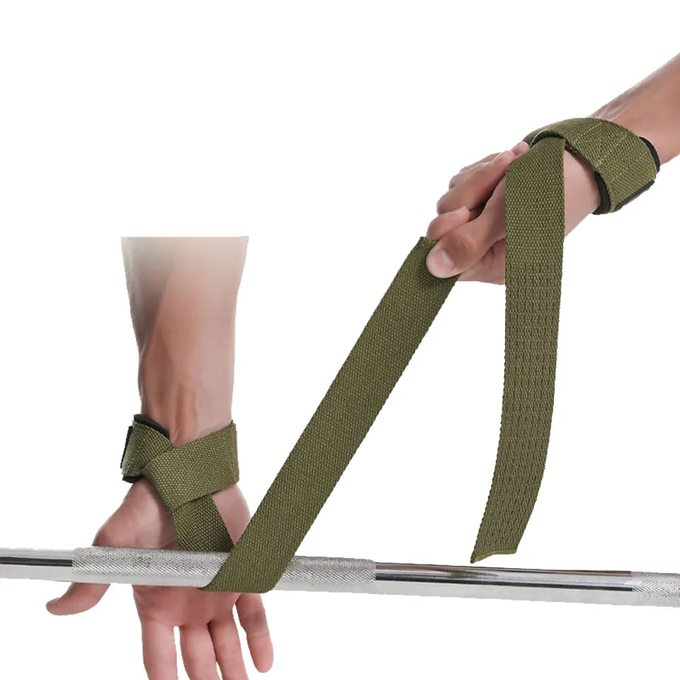 AOLIKES™ Weightlifting Wrist Straps – Adjustable Non-Slip Support for Gym & Strength Training 💪