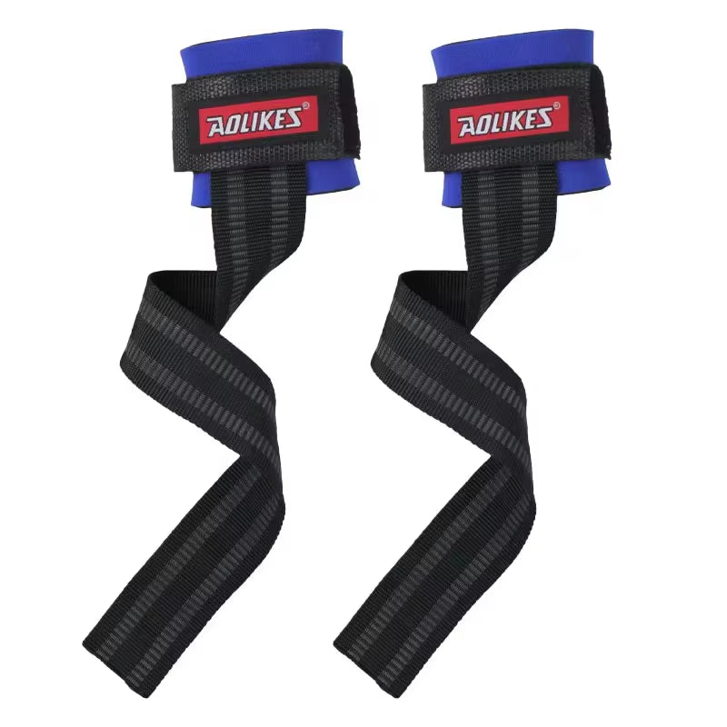 AOLIKES™ Weightlifting Wrist Straps – Adjustable Non-Slip Support for Gym & Strength Training 💪