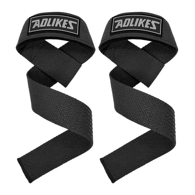 AOLIKES™ Weightlifting Wrist Straps – Adjustable Non-Slip Support for Gym & Strength Training 💪