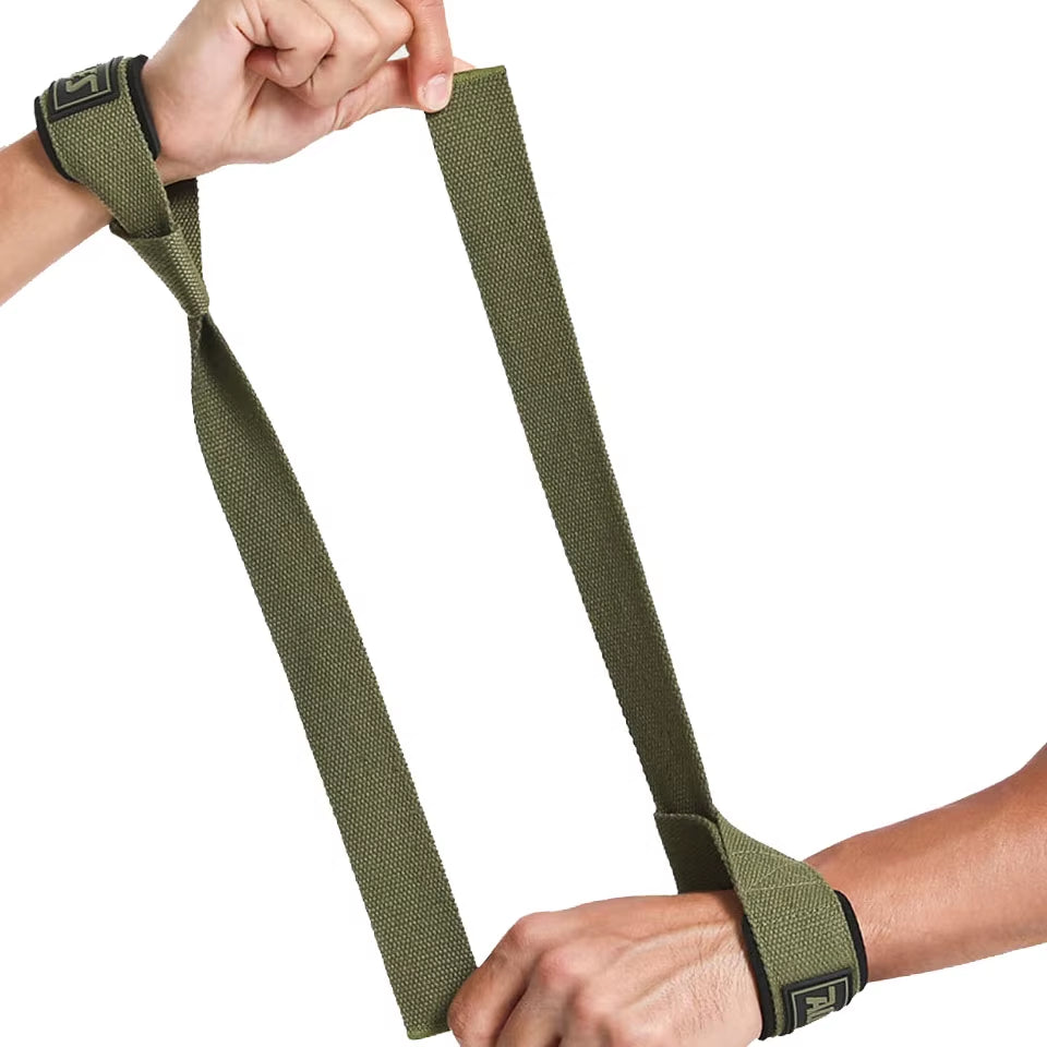 AOLIKES™ Weightlifting Wrist Straps – Adjustable Non-Slip Support for Gym & Strength Training 💪